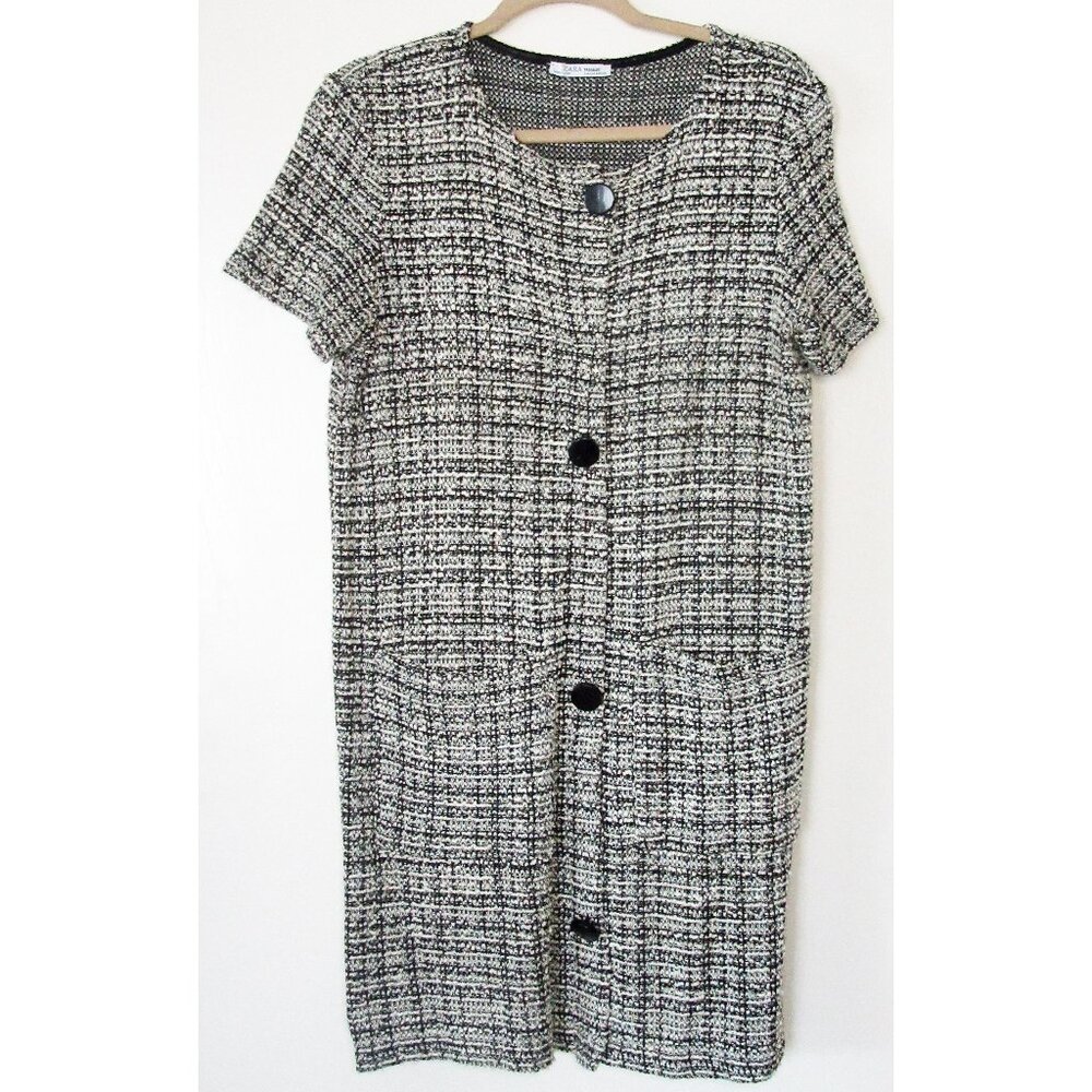 Bouclé dress by Zara, size M